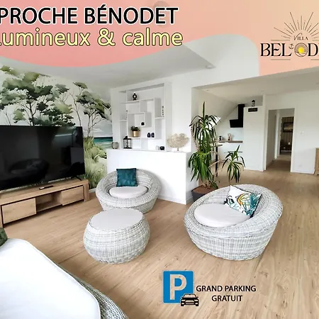 Bel'odet, Modernes Au Calme, Terrasses Pour Les T2, Grand Jardin Et Parking Gratuit, A 5 Min Des Plages De Benodet Daire *
